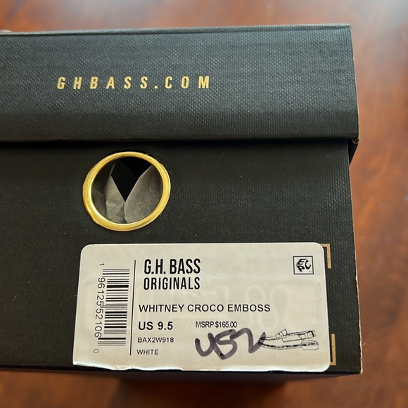 G.H. BASS ORIGINALS WOMENS WHITNEY CROC SLING BACK WEEJUNS SIZE 9.5 NEW - Picture 12 of 12